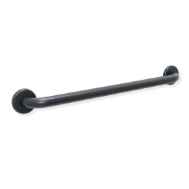 Grab Bar Specialists Shower Grab Bar Shur Grip in Matte Black Finish | Holds Upto 400 lb - 16"