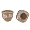 2PCS Woven Basket Handwoven Sea Grass Storage Basket for Flower