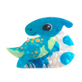 Novelty Cyan Saurolophus Dinosaur Hair Clip,Acrylic Claw Clips,Hair Clips for Women