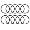 sourcing map Metric Nitrile Rubber O-Rings Seal Rubber 60mm Outer