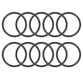 sourcing map Metric Nitrile Rubber O-Rings Seal Rubber 60mm Outer Diameter 52mm Inner Diameter 4mm Width Pack of 10