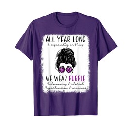 Pulmonary Arterial Hypertension Awareness Cardiac Health T-Shirt