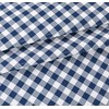 Oilcloth Tablecloth Washable Square 140 x 200 cm Checked Blue