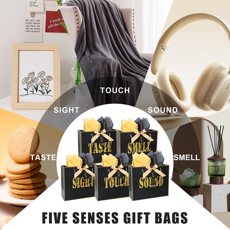Ohmique 5 senses gift bags for him