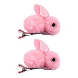 Easter Hair Clips Rabbit Carrot Claw Clips Clover Claw Clips Pink Rabbit Carrot Designs Hair Accessories for Women Easter Hair Clips for Women Girls 2PCS