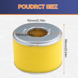 ZAMDOE 3 Pack Air Filter Fits for Honda GX340 GX390 11HP 13HP Engine Air Filter Replace for 17210-ZE3-505 17210-ZE3-010 17210-ZE3-515 17210-ZE3-000 Air Filter Compatible for Toro 22308 22330