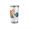 Solar Storm Earth Magnetosphere Radio Stainless Steel Insulated Tumbler