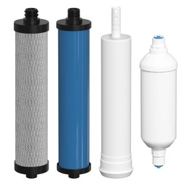 Water Replacement Filter Set with Membrane Compatible with Microline 435 Reverse Osmosis System, Fits TFC-25D, TFC-4, TFC-435 Systems