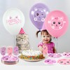 Cat Birthday Party Supplies Set, Kitten Tableware Includes Plates, Napkins,