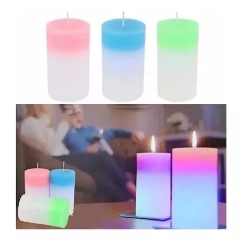 KFMX Vela Mágica Cambio De Colores Ilumina Colores Magica Vela