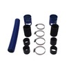 12" Universal Stainless Steel Radiator Hose Kit Blue Compatible with