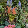 Gartenstecker Hasen - Edelrost Deko für Ostern - 2er Set