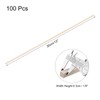 sourcing map 100pcs Wood Sticks, 1/8"x 1/8" x 12" Rectangle