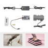 FIPINIXK 12V DC Motor, Mini Vibration Motor with Power Adapter