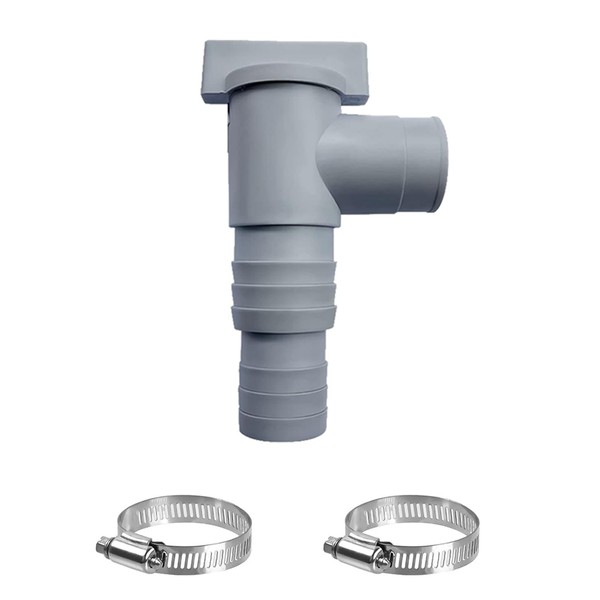 sylbx Shut-off Valve Hose Connection, 32 mm PVC Hose Adapter