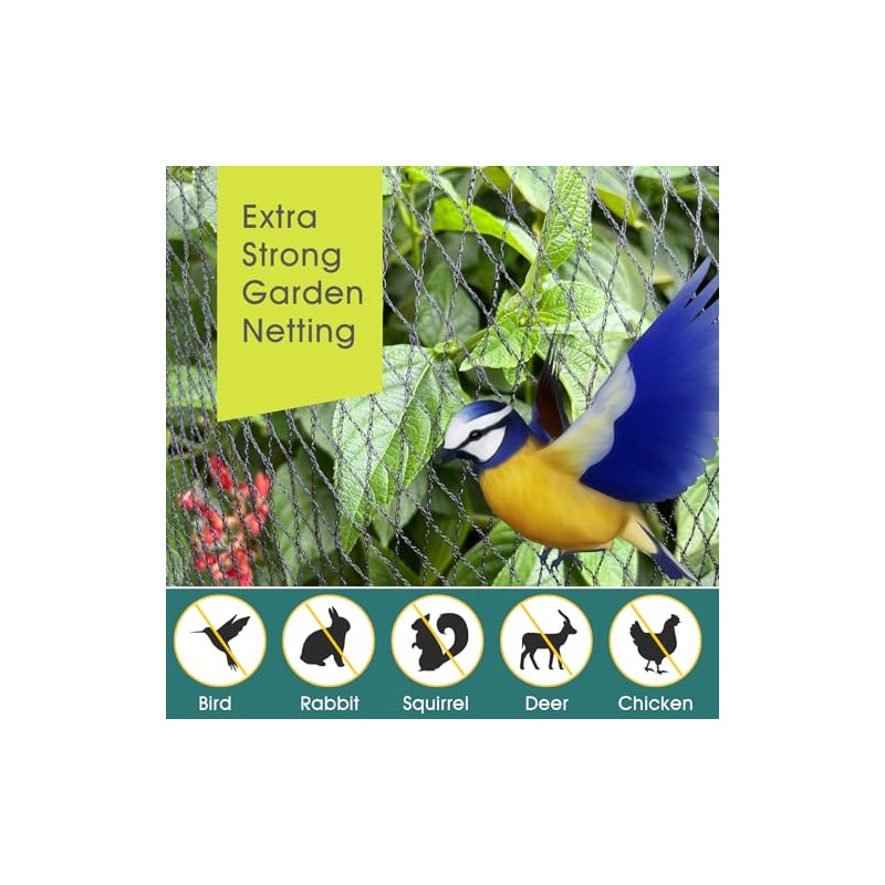 Heavy Duty Bird Netting for Garden - 13 x 40