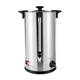 15L Commercial Coffee Maker Machine Urn, Boiling &Insulation,1300W Electric Hot Water Urn for Tea, Beverage at Event Catering Stainless Steel Automatic Percolator Hot Water Dispenser,W/Faucet & Filter