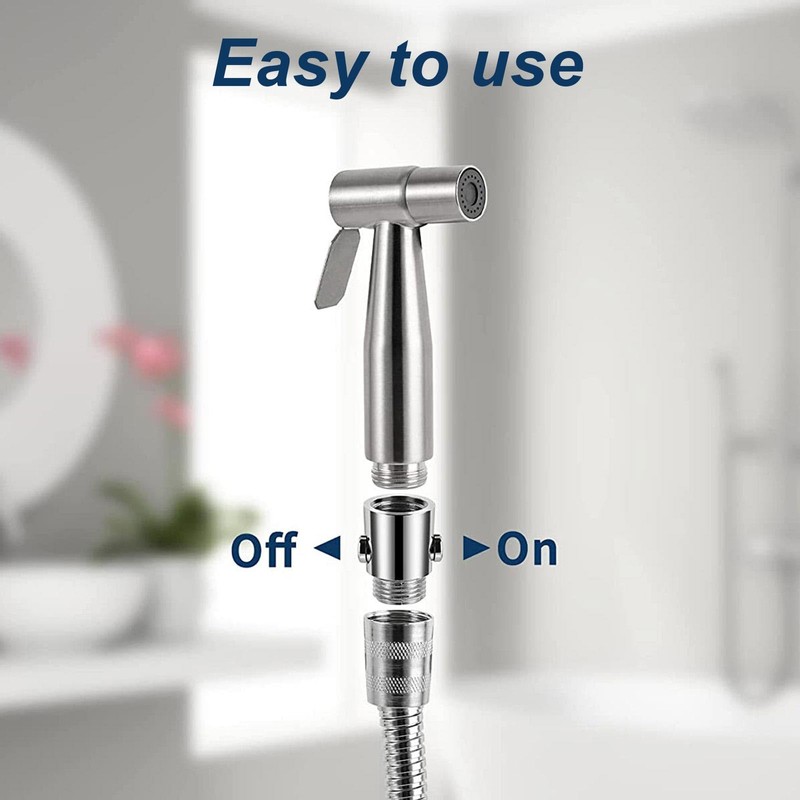 LWLWA Plastic Shut-off Valve, Fully Galvanised Diverter Valve Shower, One-Click