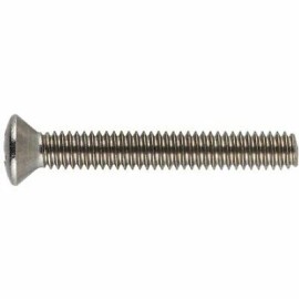 Hillman 18-8 Stainless Oval Head Phillips Machine Screws (#6-32 x 1/2") - 4 pc