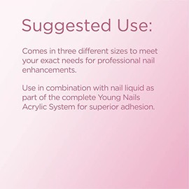 Young Nails Acrylic Cover Powder, Pink, 45 Gram