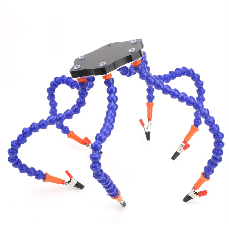 Flexible Arm Workbench 6‑Arm Clamp Aluminum Alloy Welding Table Assembly