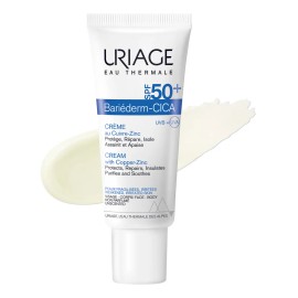 Bariéderm-cica Crema Reparadora Cu-zn Spf50+ 40ml Uriage