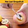 HyperSpoon 5 Pack Grapefruit Spoons & 1 Grapefruit Knife, Stainless