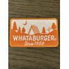 Embroidered Whataburger iron on patches for clothing or hats