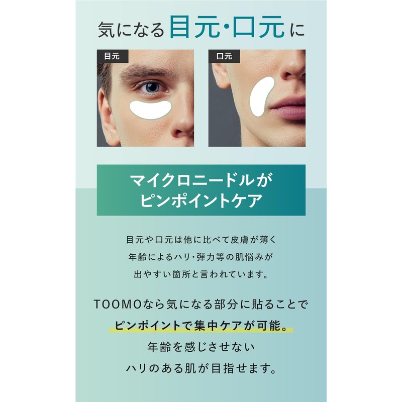 [Needle Patch for Men] Men's Hyaluronic Acid Patch, Eye Care,