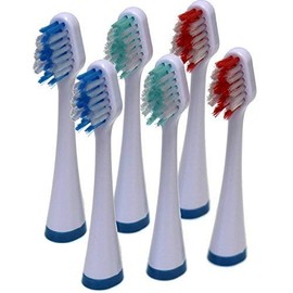Marine Corporation El-10552 Dental Sonic Pro Replacement Brush, Set of 6