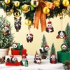 Patelai 48 Pcs Panda Christmas Ornament for Christmas Tree Xmas