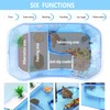 RYPET Turtle Tank Aquarium - Reptile Habitat, Turtle Habitat, Reptile