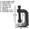 Astro Tools 78912 Low Profile Ball Joint Separator, Black