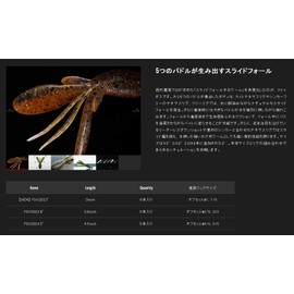 JACKALL Worm Phibos 3" Swimming Killer