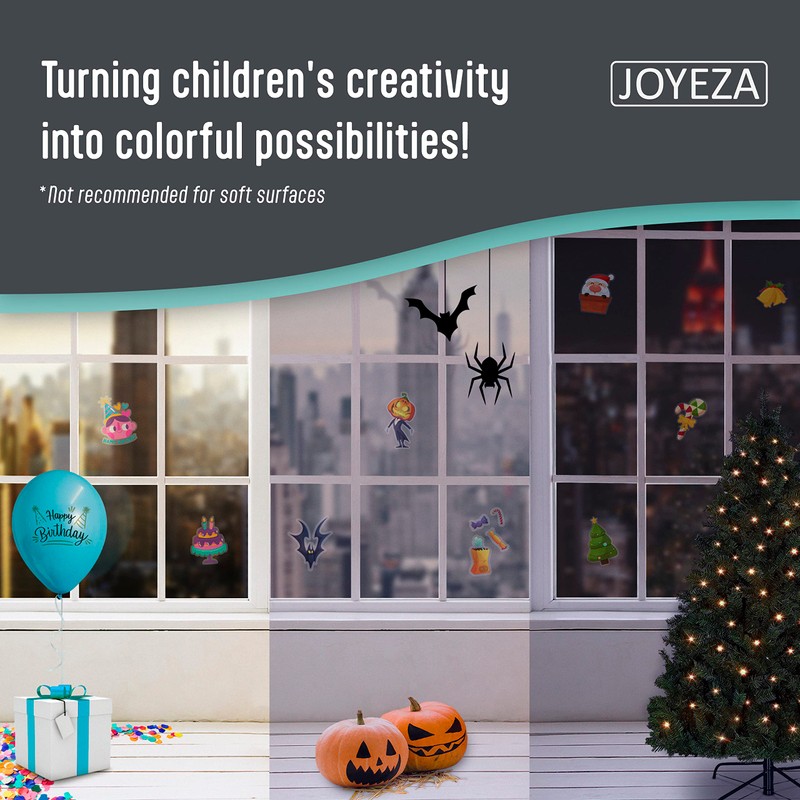 JOYEZA Premium Printable Vinyl Clear Sticker Paper for Inkjet Printer