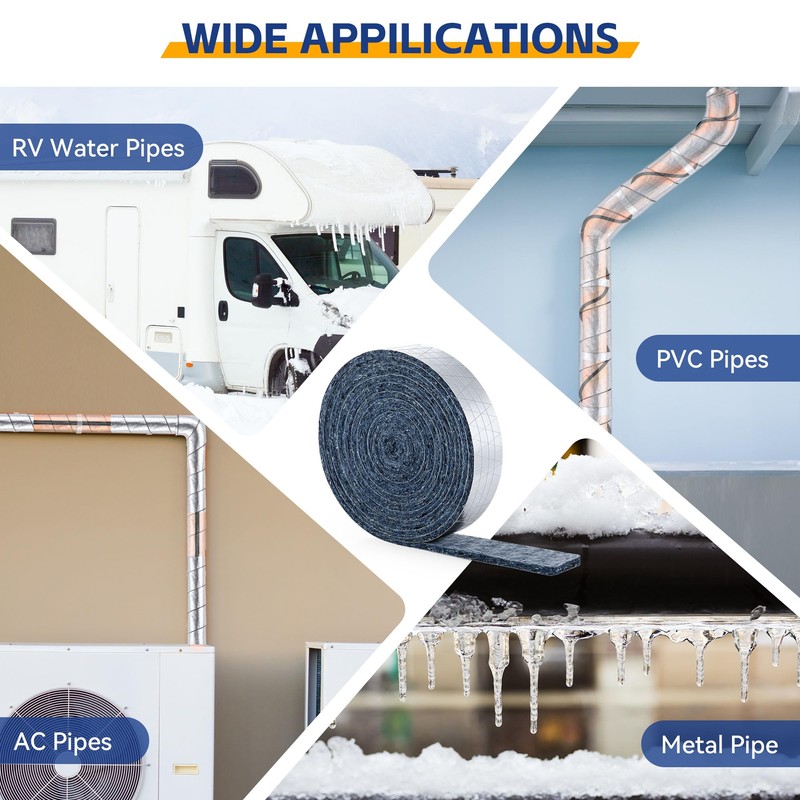 Saillong Heat Tape for Water Pipes & Pipe Wrap Insulation