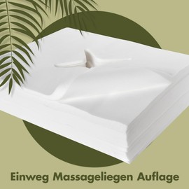 Tvvcalk Pack of 200 Disposable Nose Slit Cloths for Massage Tables, Face Pads for Massage Table, Disposable Nose Slit Cloths Made of Non-Woven Fabric, 40 x 30 cm