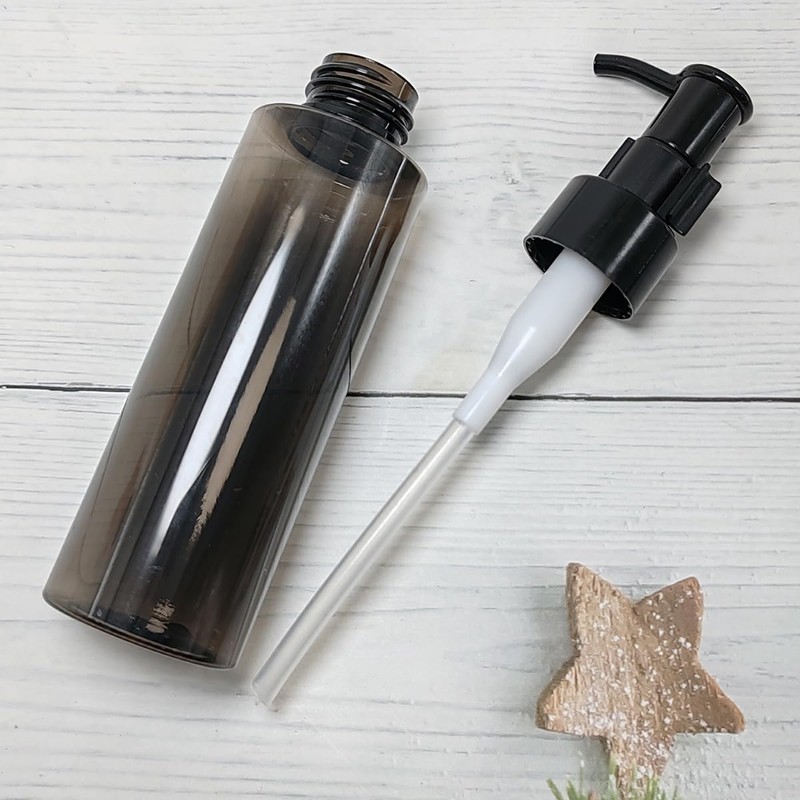 2 Pcs Empty Refillable Lotion Pump Bottles Plastic Travel Cap