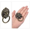 sourcing map Pack of 6 Lion Drawer Pulls 1.57 x