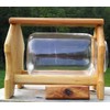 Table Top or Ground Gallon Glass Jar Squirrel Feeder Cedar