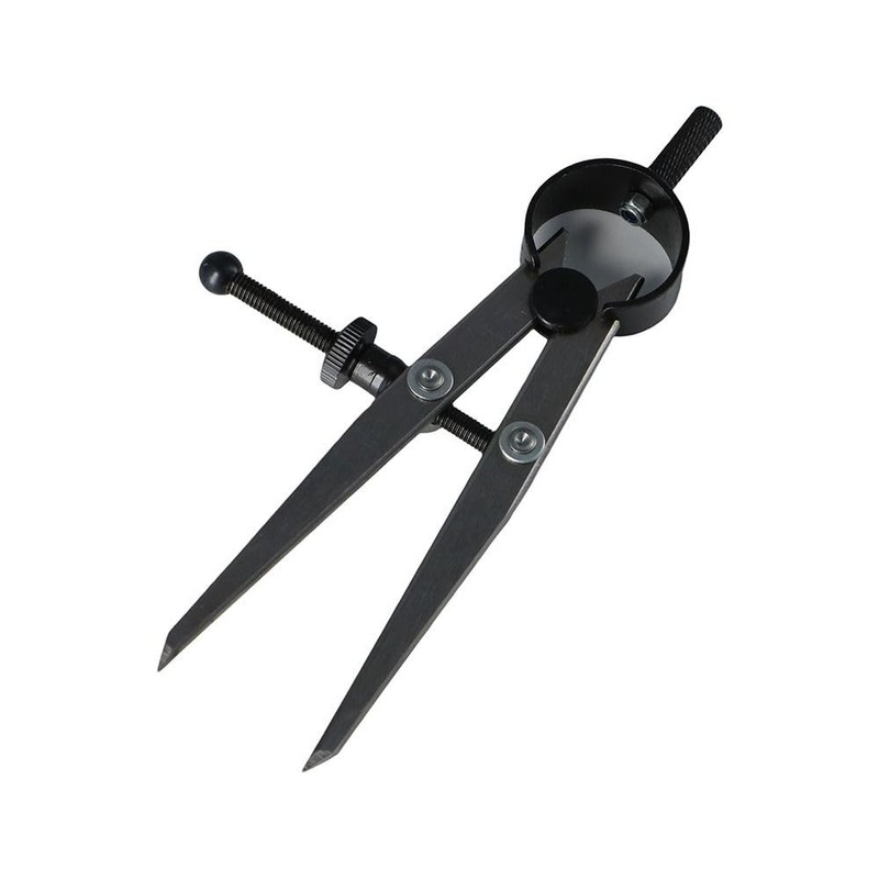 6 Inch Adjustable Lockable Steel Divider Wing Leather Compass Professional