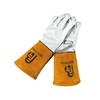 BOCOMAL Classic Welding Gloves,Grain Leather Muliti Tasks,14" Lined Leather Mig/Stick