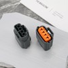 VGOL Pack of 2 4 Pin Engine Fuel Pump Connector