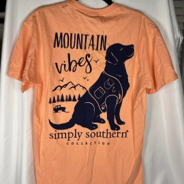Simply Southern Medium Peach Dog Mountain Vibes