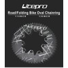 Litepro Oval Chainring BCD110 / BCD130MM Chainring Folding Bike 54T56T58T