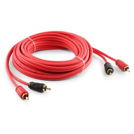 Nakamichi Oxygen-Free Copper RCA Cable OFC 2 Male to 2 Male Audio Stereo Subwoofer Auxiliary Cable for Home Cinema HDTV Amplifier Hi-Fi Systems Car Speaker Receiver 7 Meter (22.6-Feet)