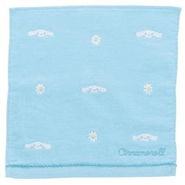 Marushin 3725010800 Mini Towel, Sanrio Cinnamon Roll, Cinnamon, Tiny Flower, Character, Handkerchief, 100% Cotton, Antibacterial, Odor Resistant, Present, Gift, Birthday