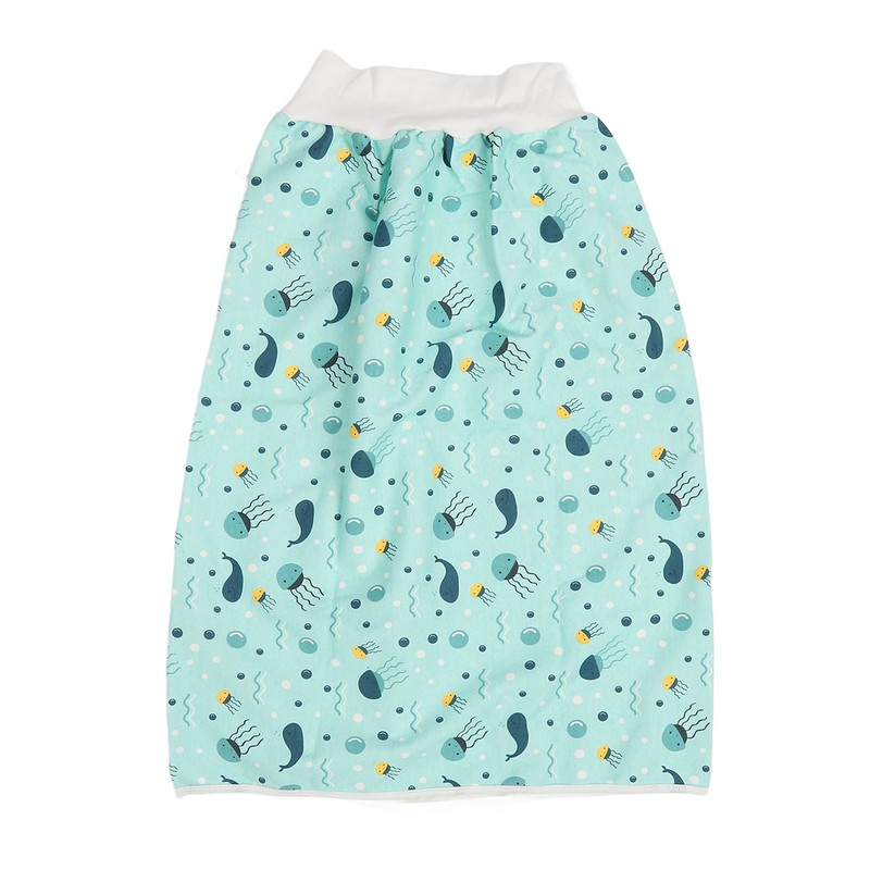 Adult Diaper Skirt Wearable Incontinence Mat Washable Cotton Cloth Reusable