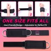 Wrist Cuffs for Cable Machine Workouts – Padded Wrist Straps