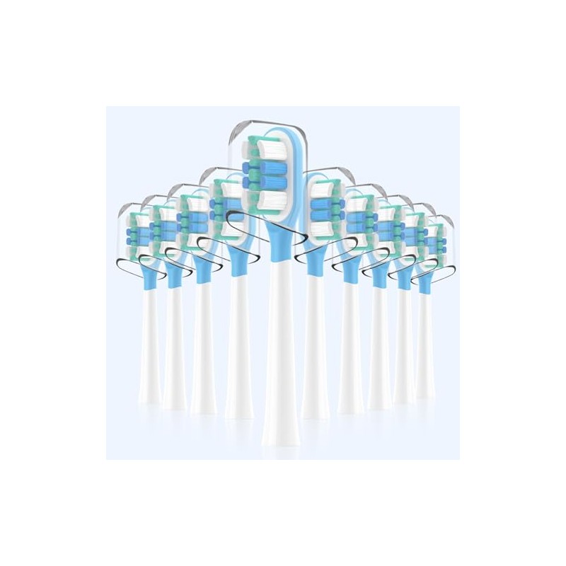 Paquete De 10 Cabezales De Repuesto Para Cepillos De Dientes